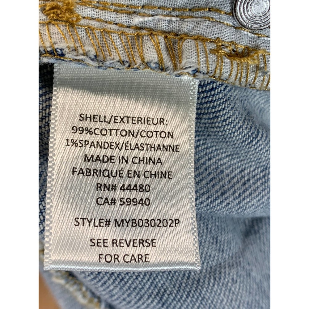 Tinseltown Junior's Plus Medium Wash High-Rise Distressed Wide-Leg Jeans SZ 18W - Picture 11 of 13